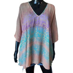 Show Me Your MuMu Shook Tunic in Sayucheetah Print | Made in USA | Size Medium